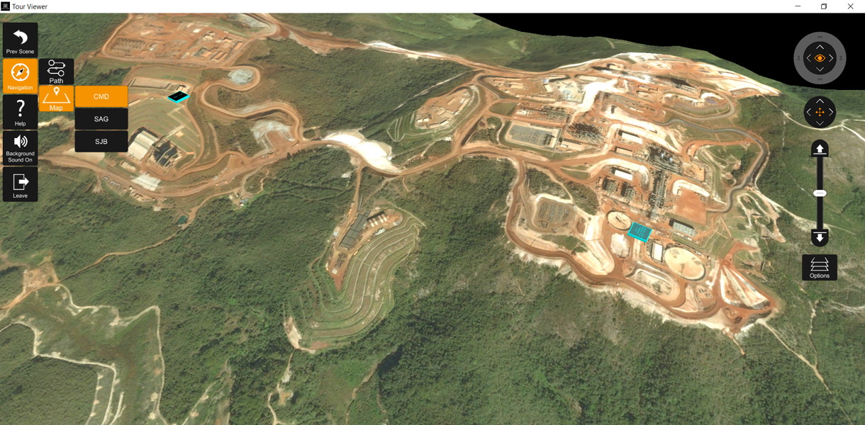 Satellite Image of Minas Rio Processing Area